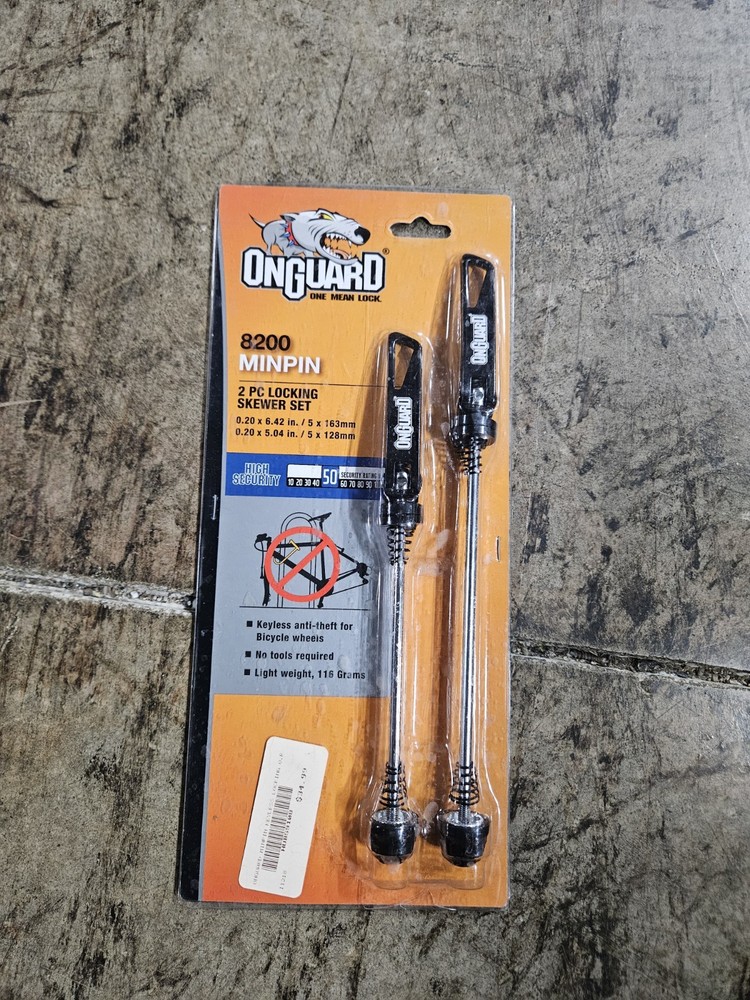 Onguard 2 Piece Locking Skewer Set