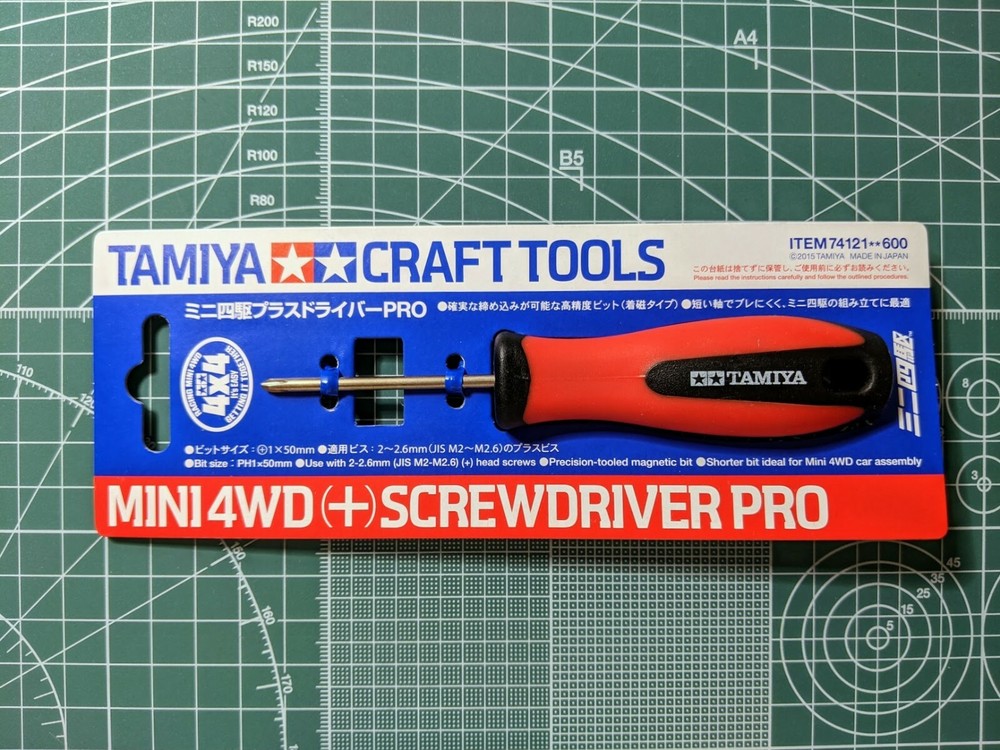 Tamiya Craft Tools MINI 4WD (+) PHILIPS SCREWDRIVER PRO 74121