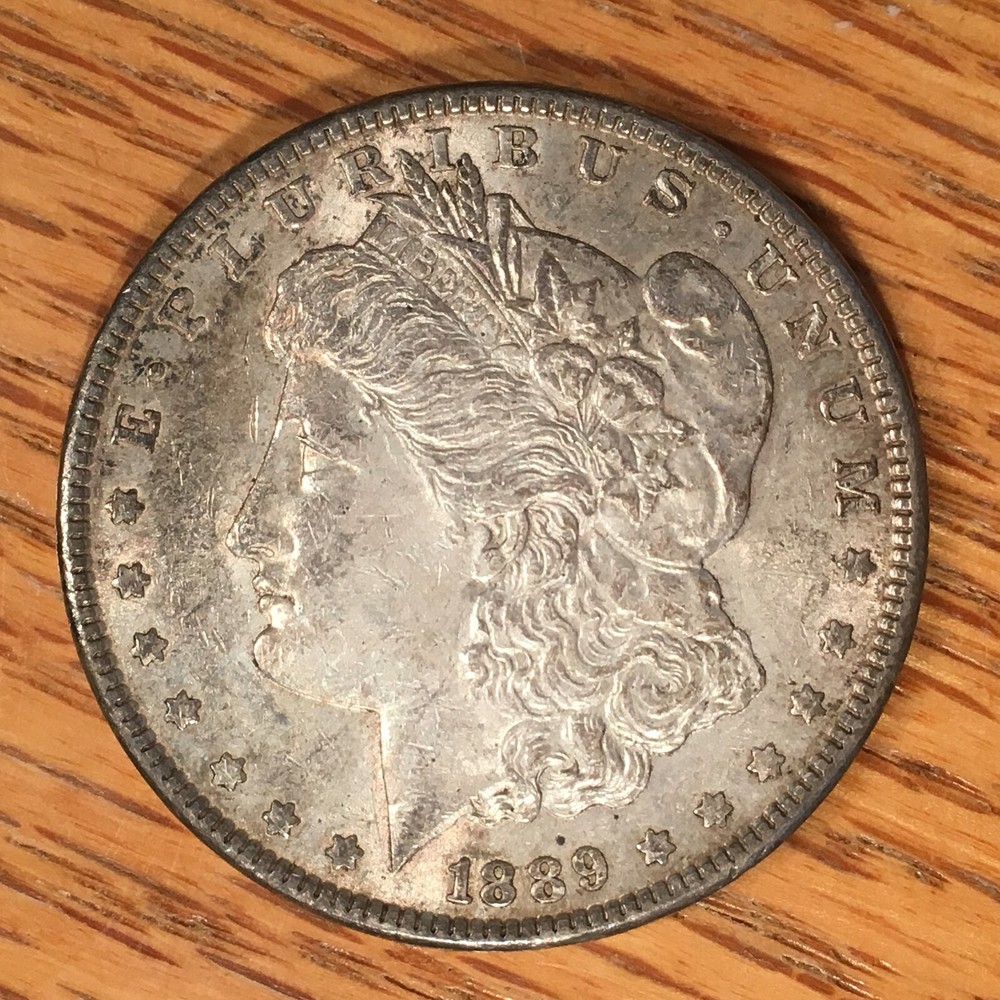 1889 Morgan Silver Dollar - High Quality Scans #i145
