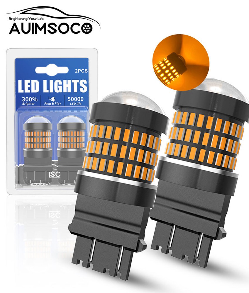 3157 LED Front Turn Signal Light Bulb Yellow Amber for Dodge Ram 1500 2500 3500