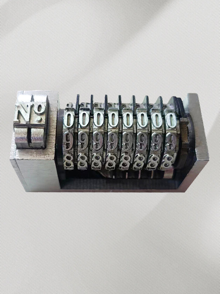 8 Digits Numbering Machine Forward for Letterpress Number Coding 4X8