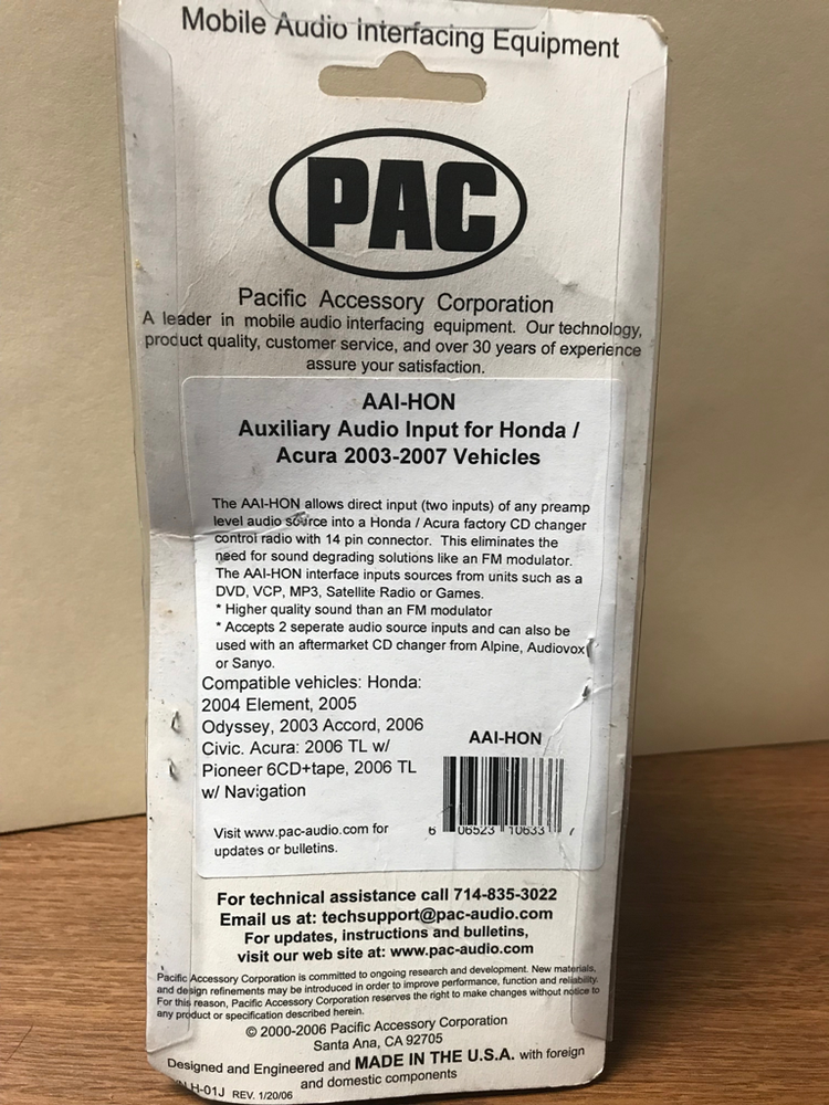 PAC AAI-HON
