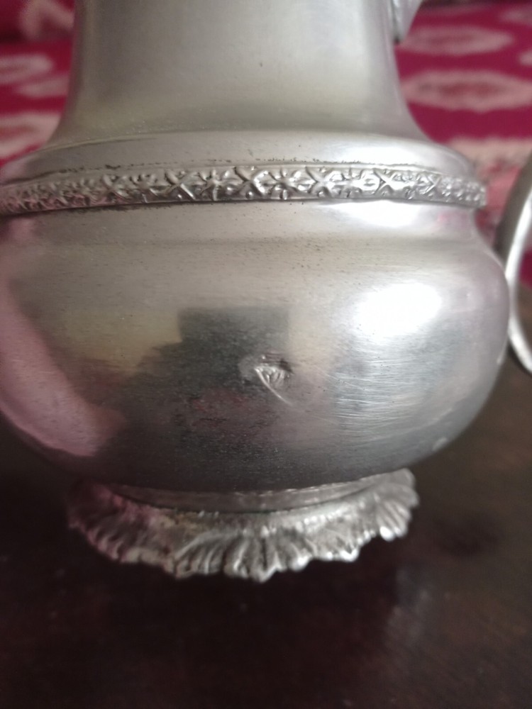 Antique silver teapot