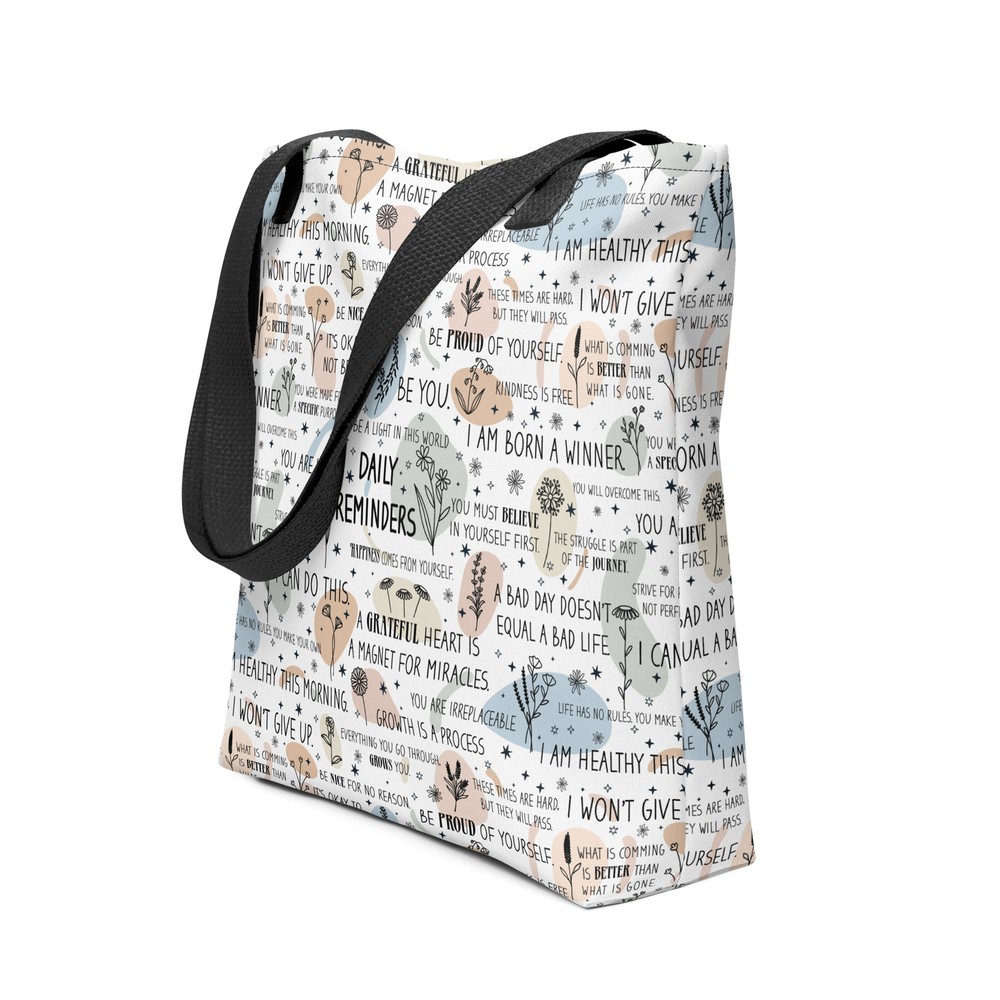 Daily Reminders Tote bag