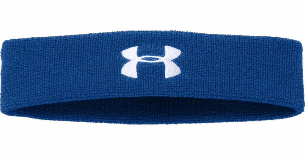 2-UNDER ARMOUR PERFORMANCE HEADBANDS 2 PER ORDER NEW ROYAL BLUE