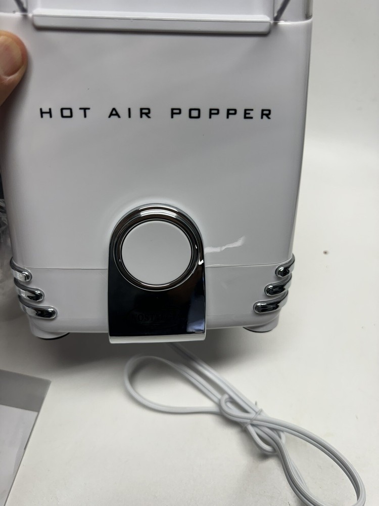 NEW OPEN BOX Nostalgia Electrics Hot Air Popcorn Maker HAP8WT