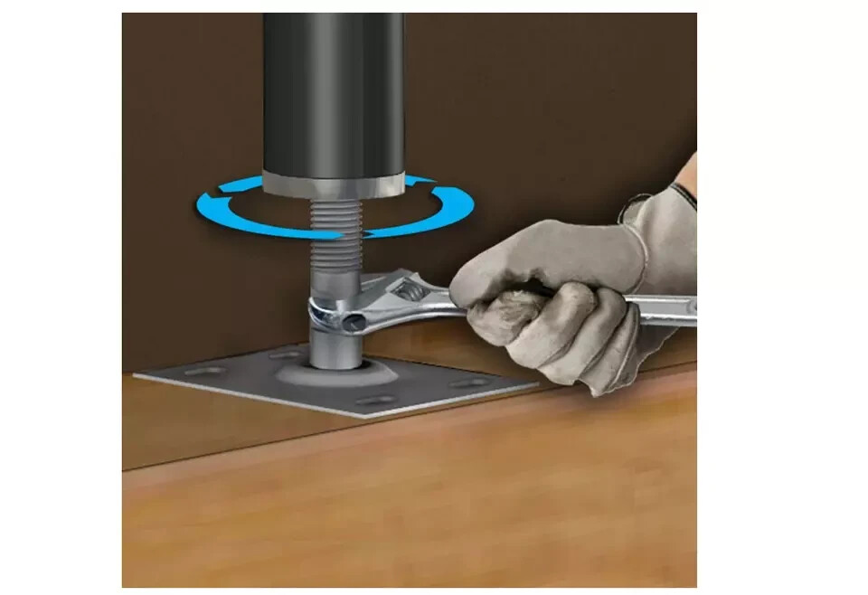 Jack Post Adjustable Floor-Support Basement Support Beam Column Pole 8 ft. 4 in