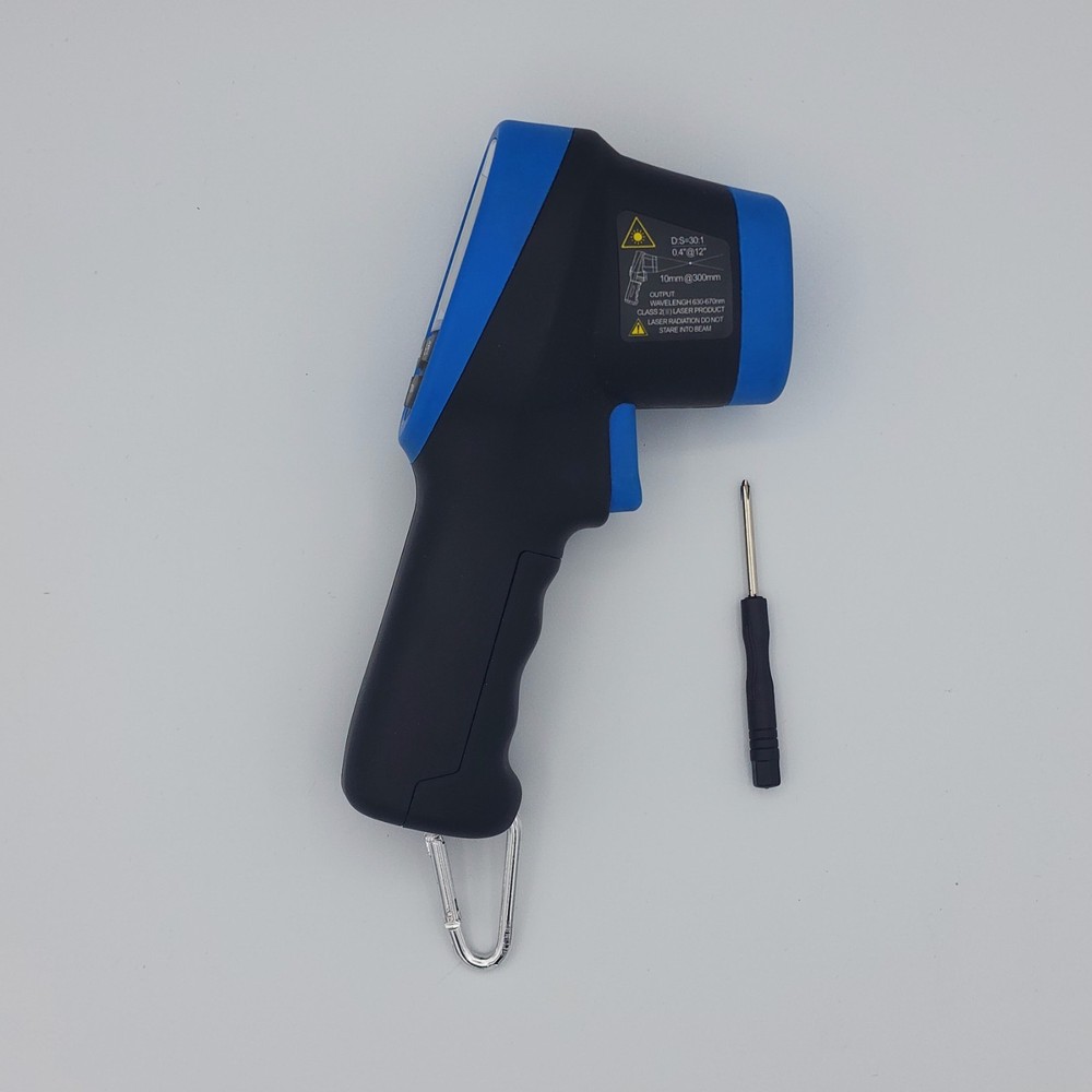 1500°C Digital IR Infrared Thermometer Color Screen Pyrometer Test Temper meter