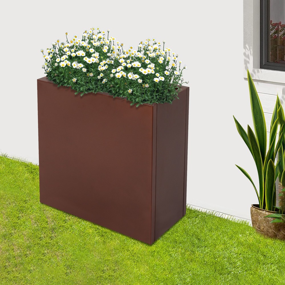 Planter Box, Rectangular Planter Box, Planter Box for Deck, Patio US