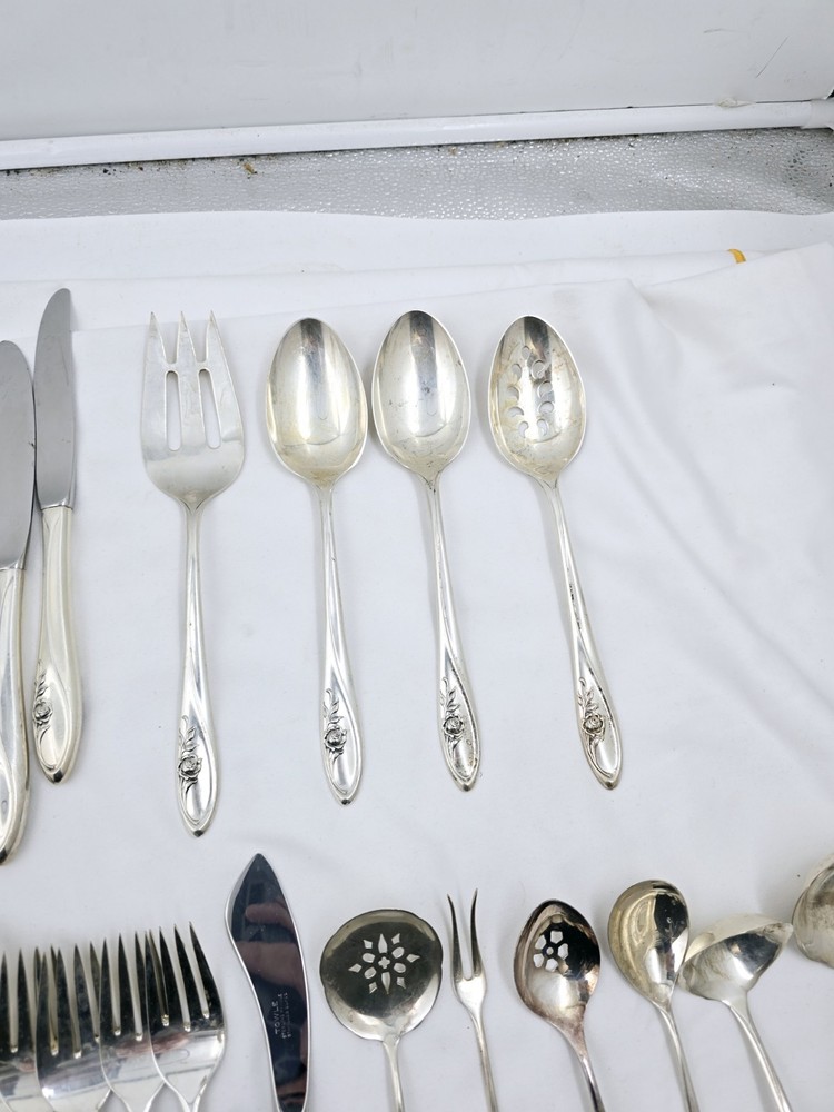 Towle Sterling Silver Flatware 2436g Without Knives BELOW MELT 60 pc