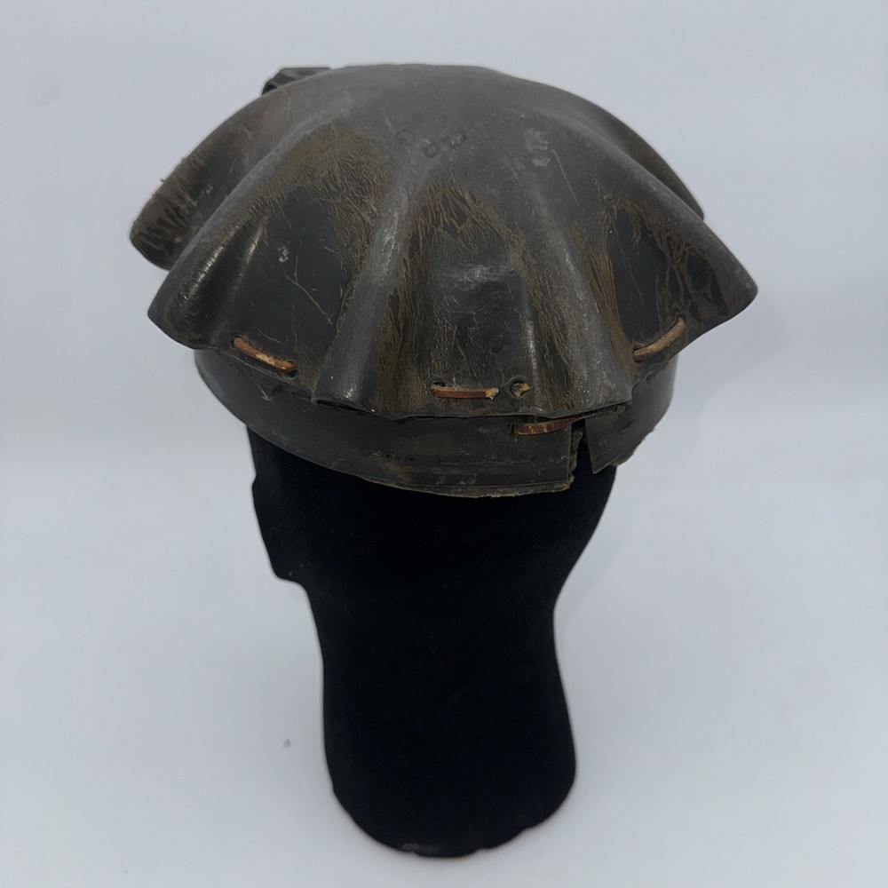 Coal Miner Mining Hat Leather Turtle Shell Helmet 1920’s