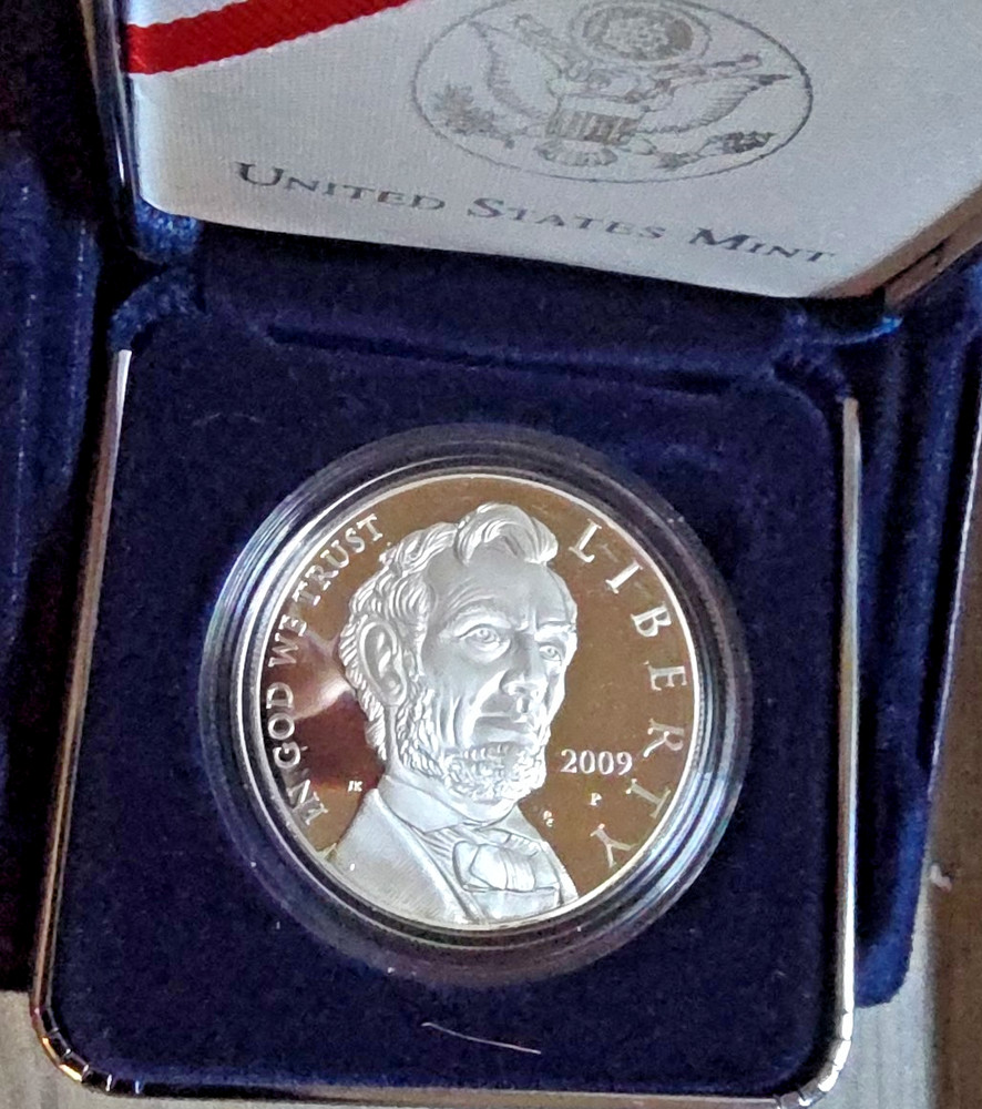 2009 Proof $1 Abraham Lincoln Silver Dollar