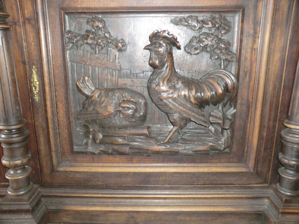 18th Century Russian Elaborately Carved Sideboard