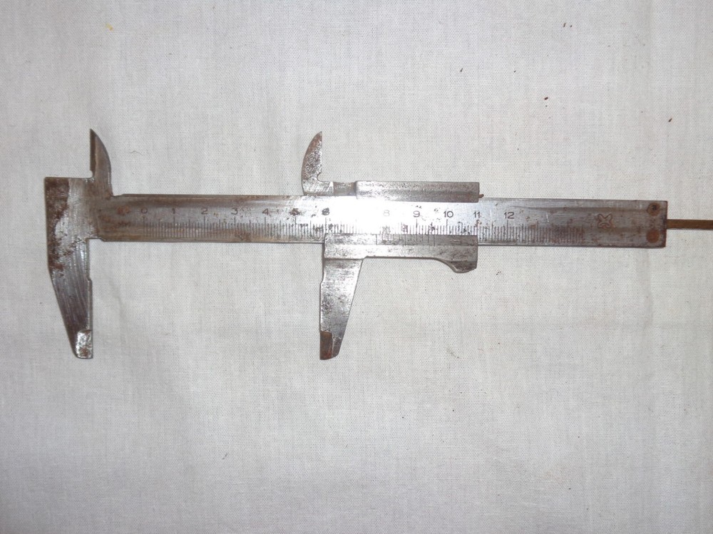 Vernier Caliper Vtg Soviet Precision Measuring Tool Micrometer Slide Ruler USSR