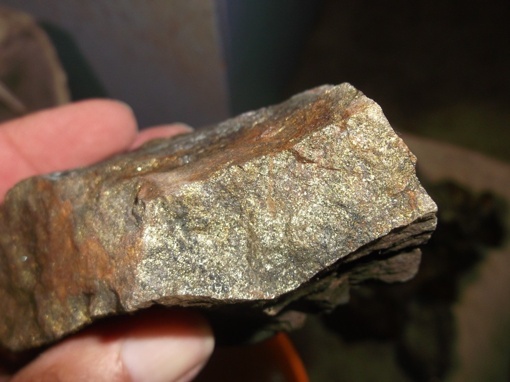 Gold, silver, copper, 544 grams samples ,ore high grade .