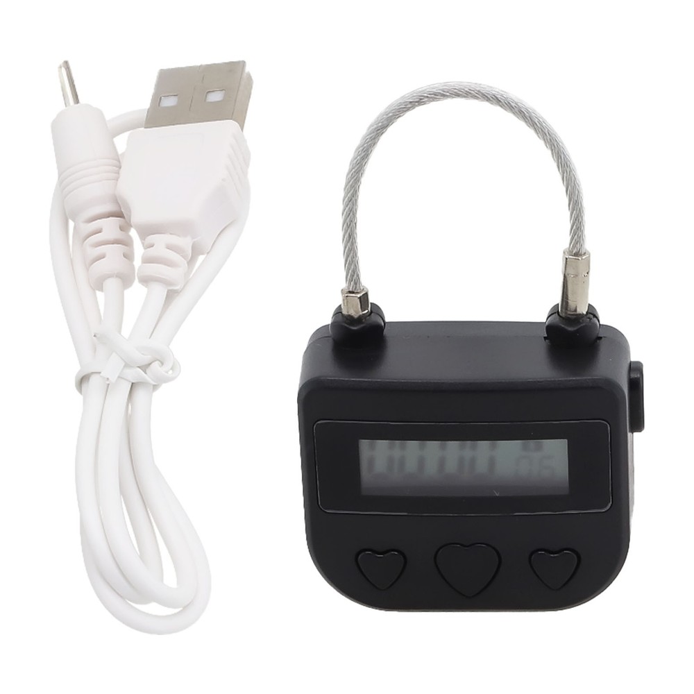 Multi Purpose Time Lock Waterproof USB Rechargeable Switch Padlock Parts