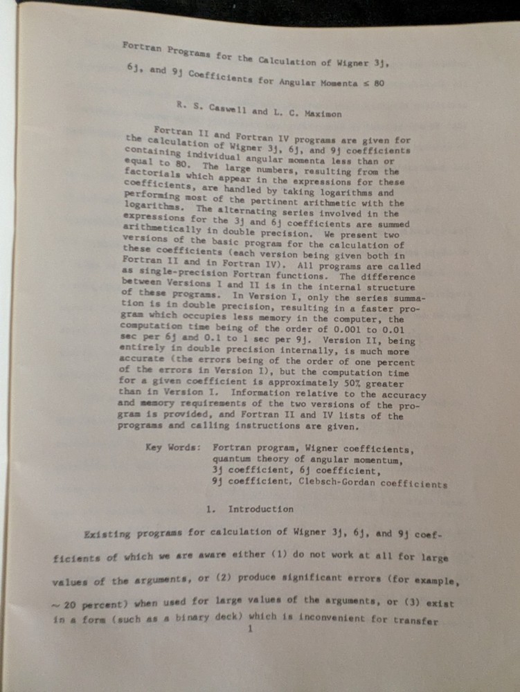 NBS Technical Notes 1966-Fortran Programs US Dept of Commerce -409