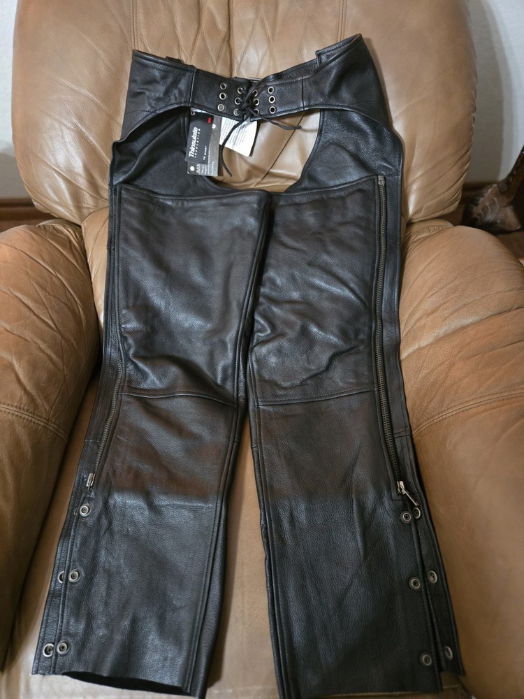 Women's Leather Chaps Full Length
