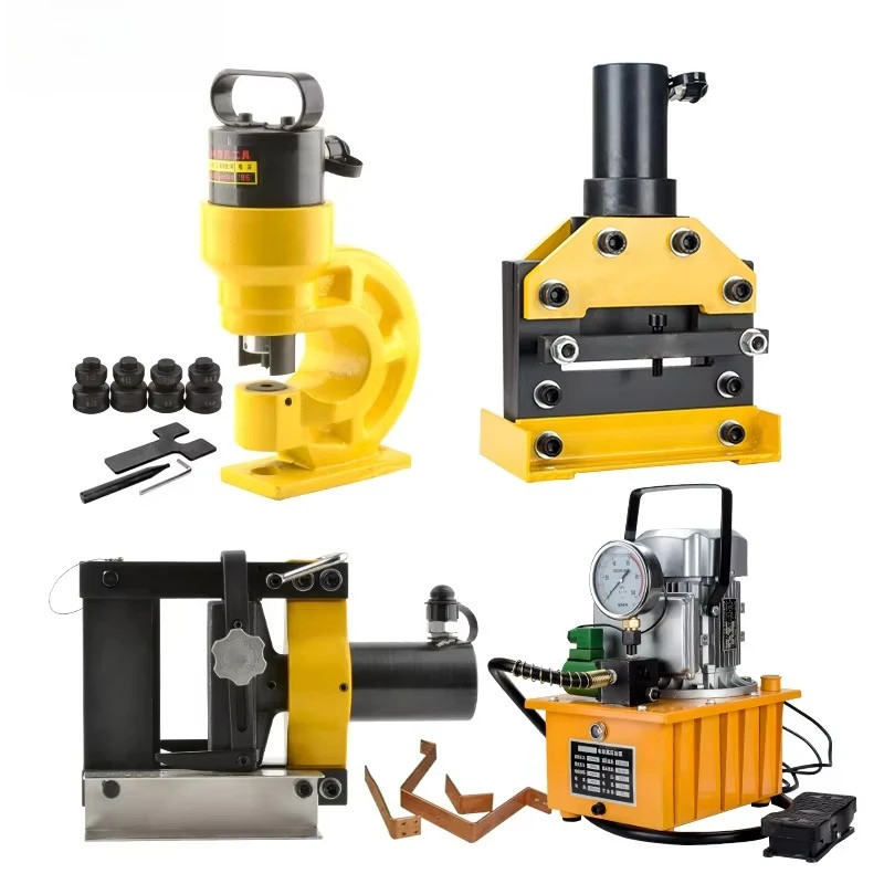 Three in One Multifunctional Copper Busbar Punching Bending Cutting Processing