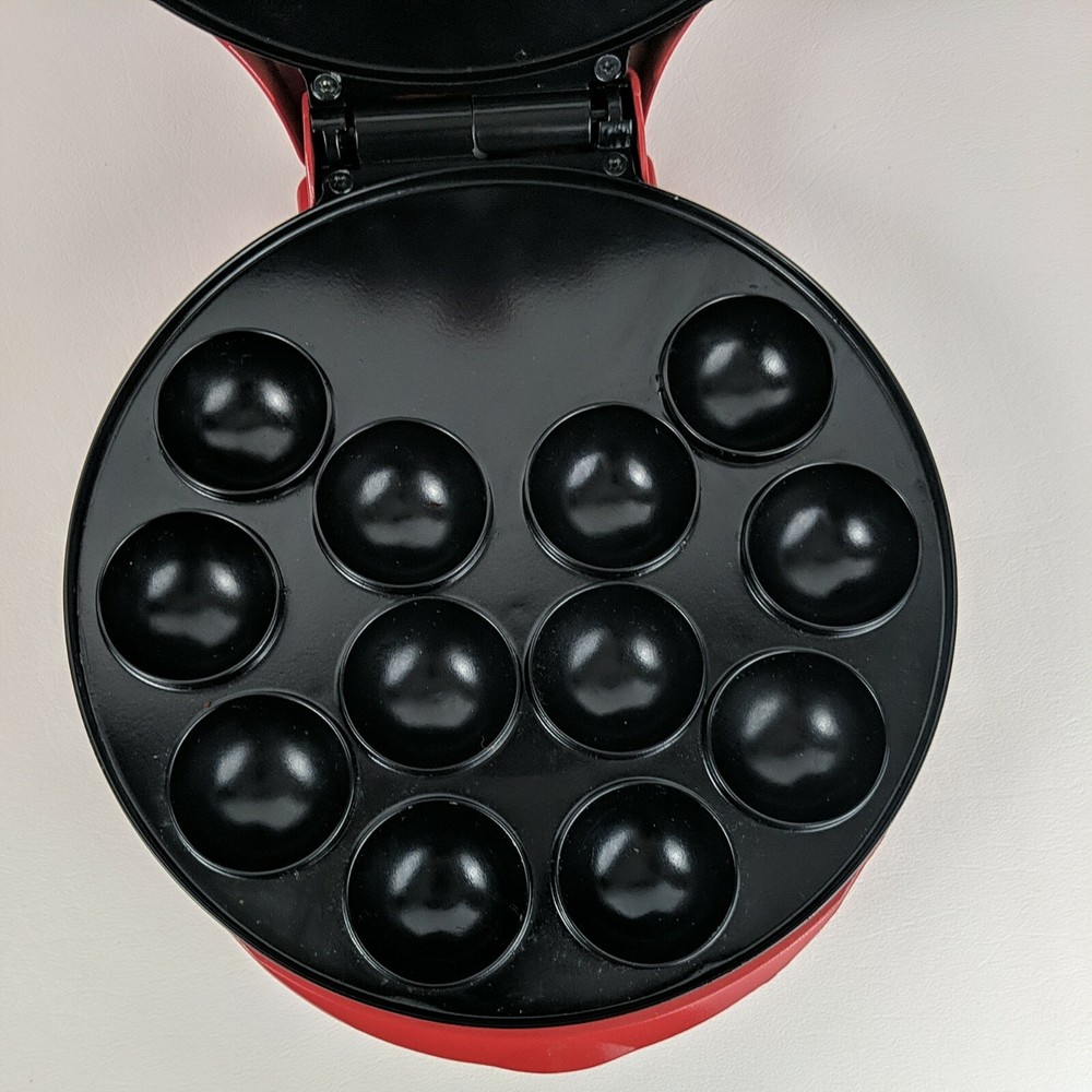 Homemade Cake Pop and Donut Hole Maker RED