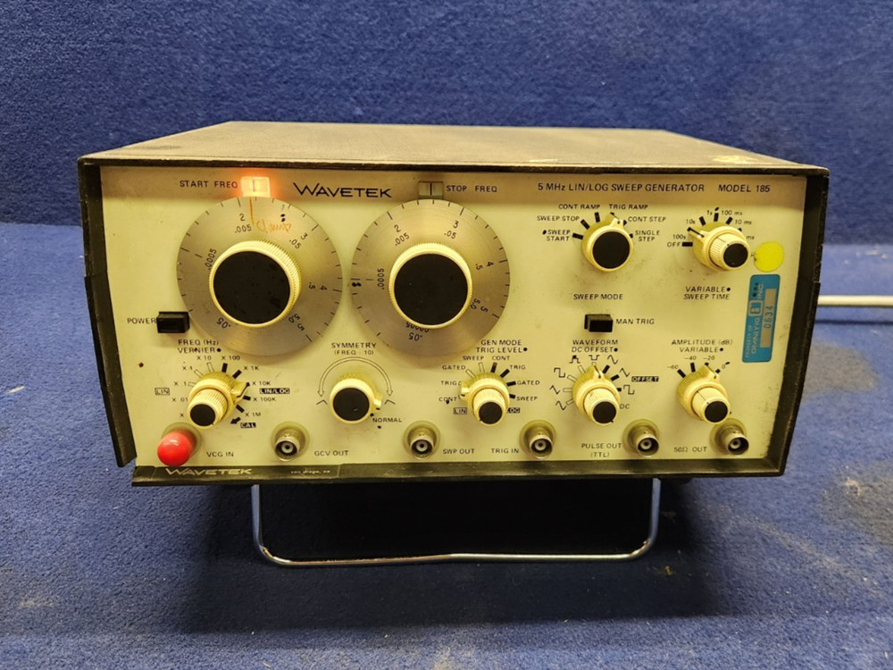 Wavetek Model 185 5 MHz Linear/Logarithmic Sweep Generator