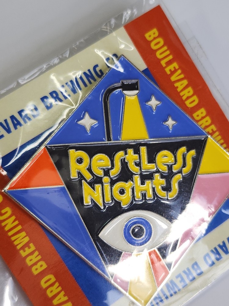 Restless Nights Boulevard Brewing Co Lapel Pin