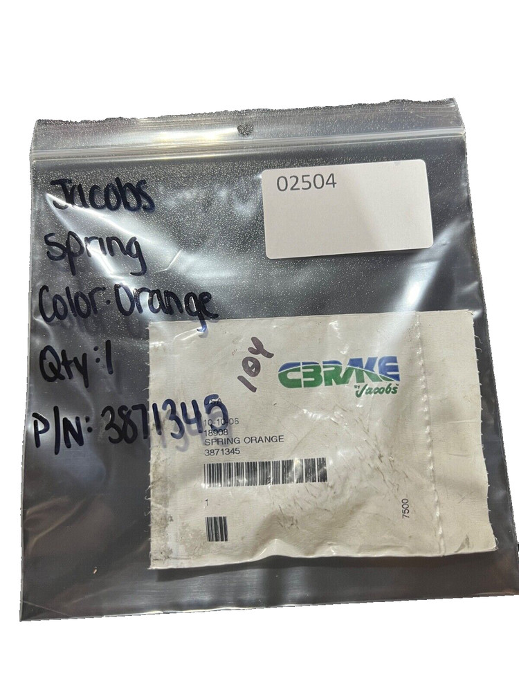 Jacobs OEM Orange Spring P/N: 3871345