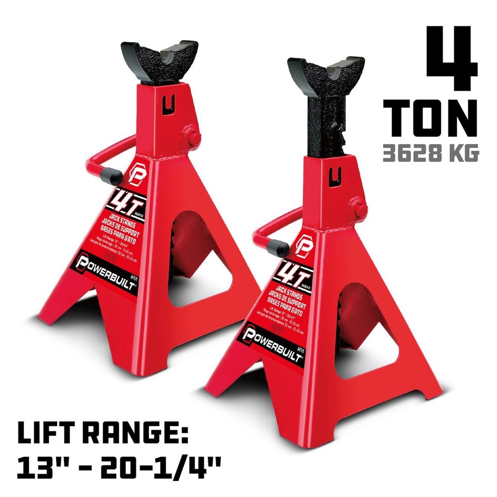4-Ton Jack Stands and Storage Bin
