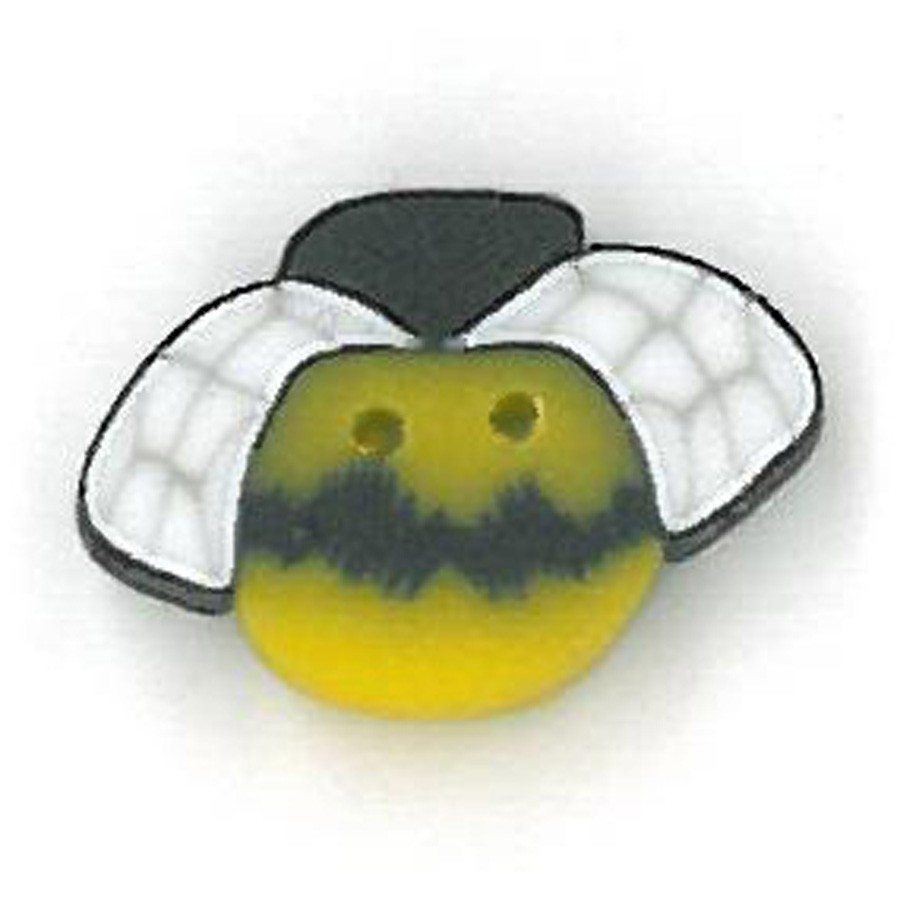 Bee 1101 Buttons by Just Another Button Company