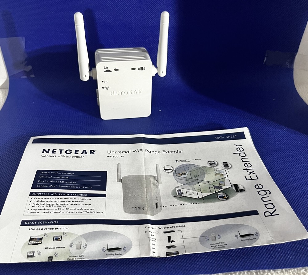 NETGEAR - WN3000RP – Universal WiFi Range Extender