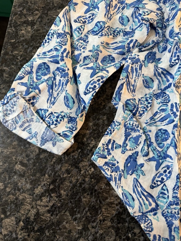 Lilly Pulitzer Women's Sea View Button-Down Pick Size. NWT
