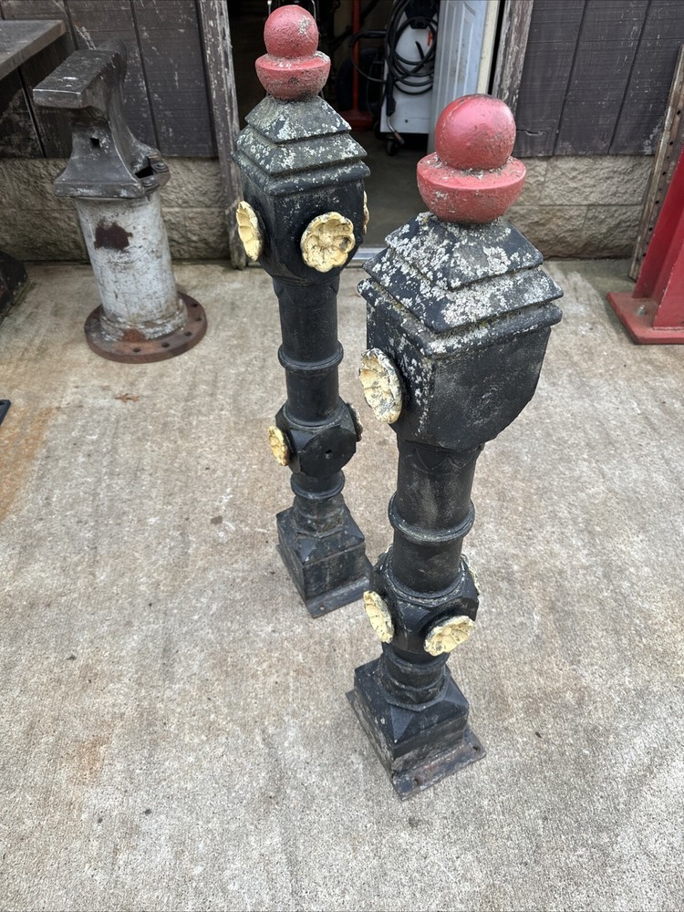 Beautiful Antique Cast Iron Horse Hitching Post’s