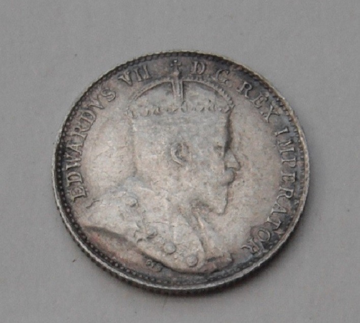 Canada--1905 silver nickel...VF grade-- cleaned--Aex