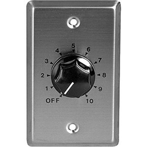 Speco Technologies WAT50 Mono Attenuator 25/70Volt 50Watt Speaker Volume Control