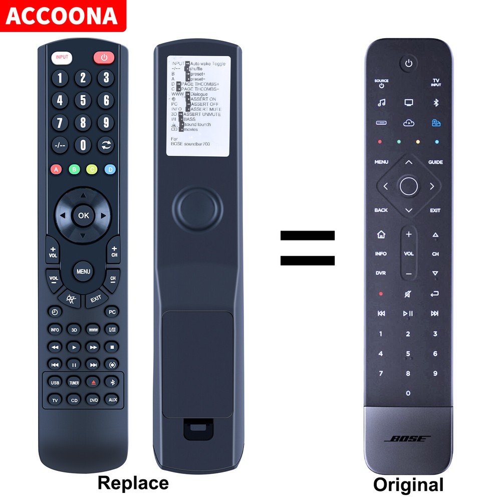 For Bose Smart Soundbar 700 Replacement Remote Control