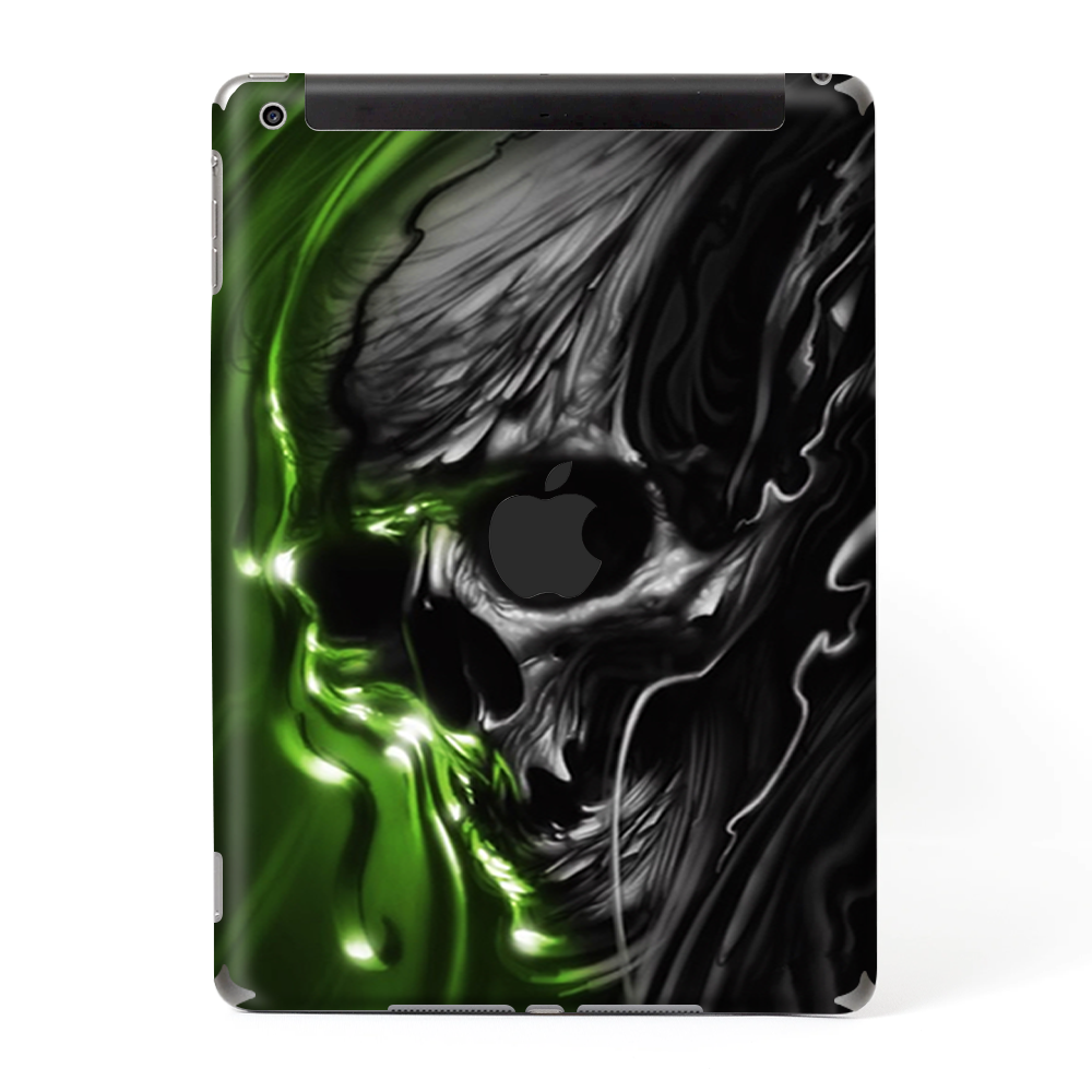 Skins Decal Wrap for Apple iPad 9.7 2017-Dark Skull