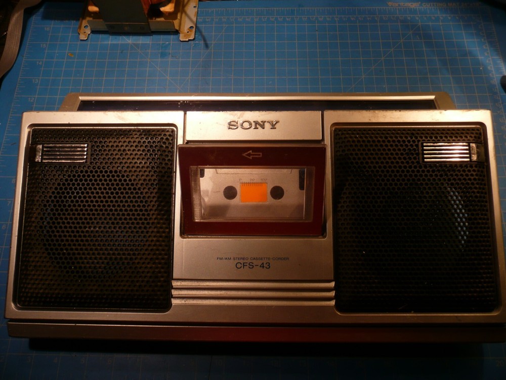Sony CFS-43 Boombox Replacement Parts Front Face Panel