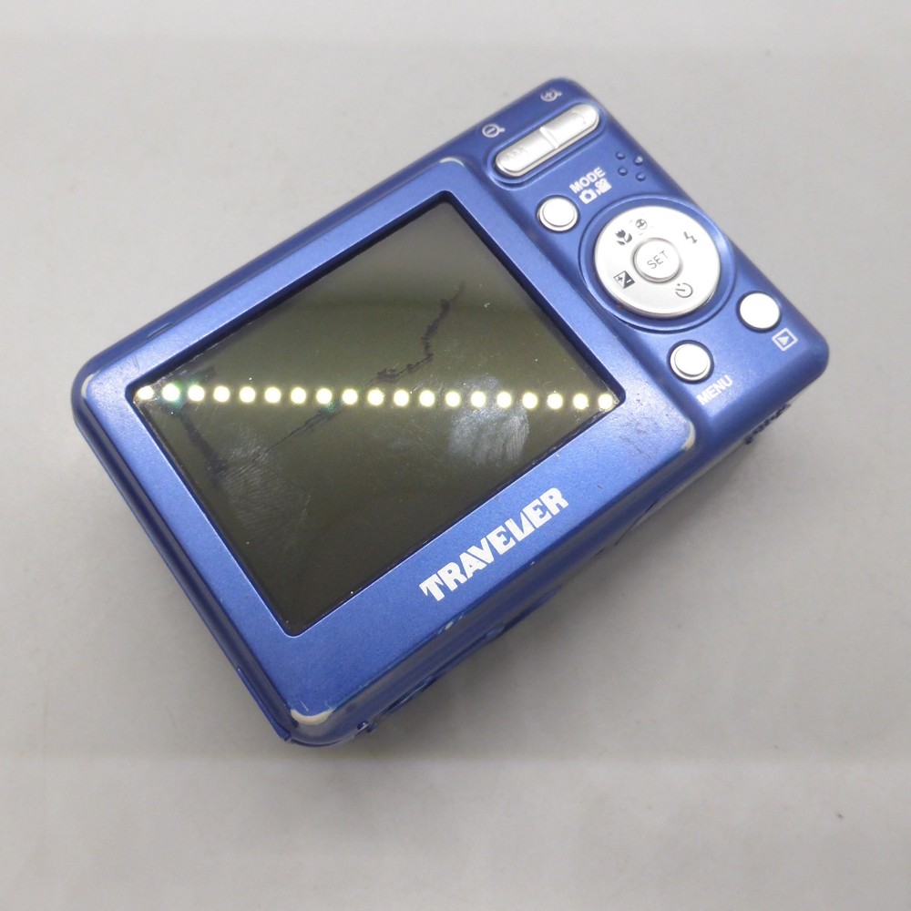 Traveler Digital Camera FX-5 5.0MP Blue Tested *Read*