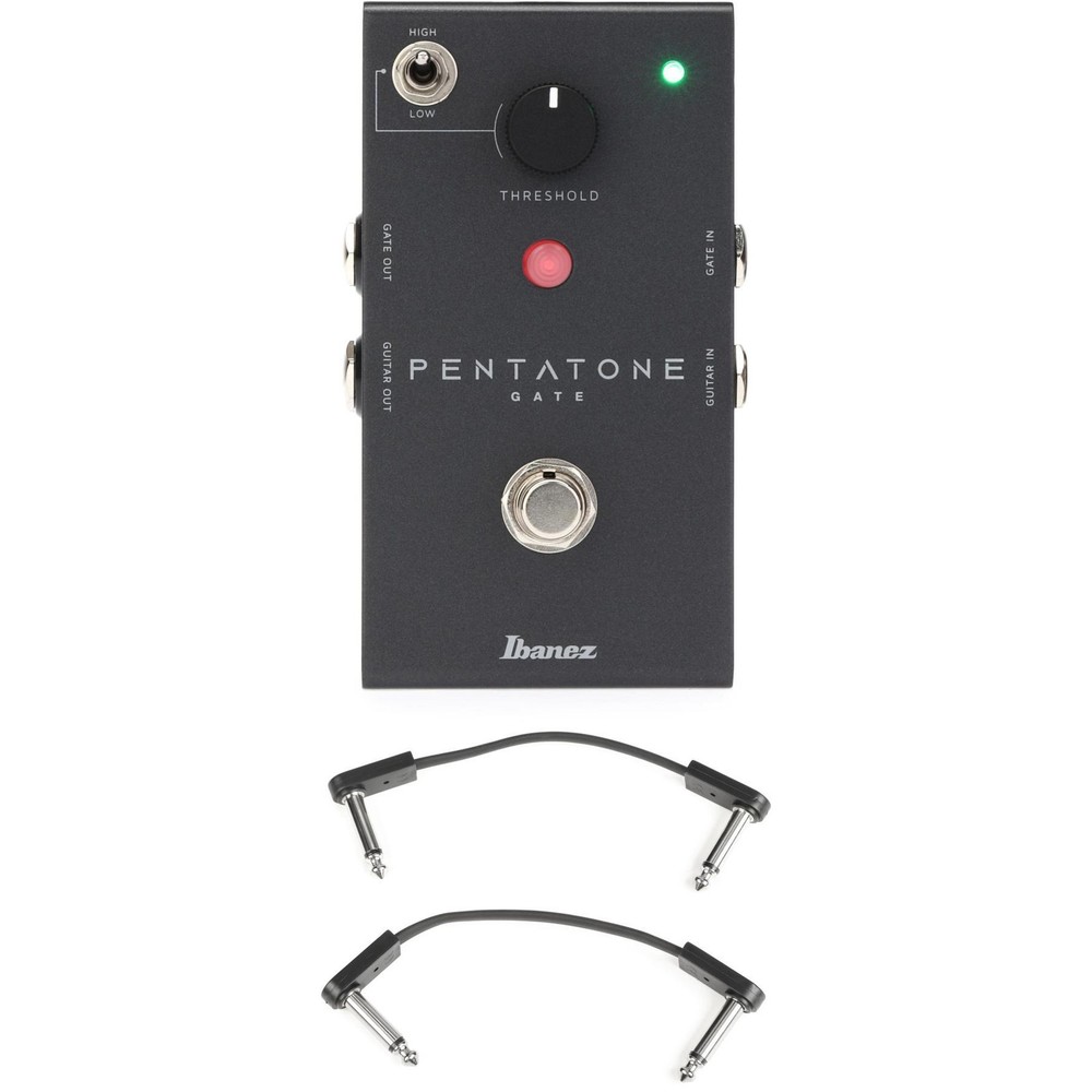 Ibanez Pentatone Gate Pedal with EBS Patch Cables