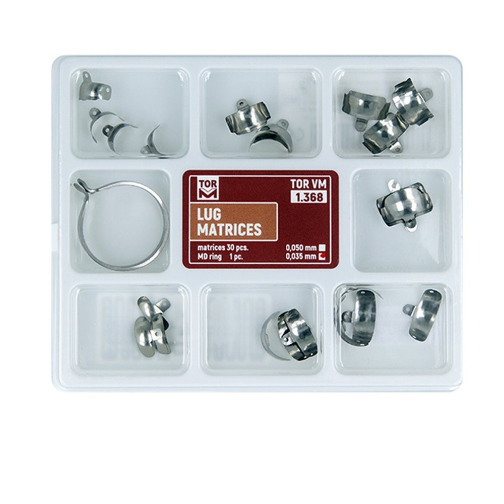 Lug matrices 30 pcs set + MD-Ring / 0,035 mm / 1.368 - TOR VM