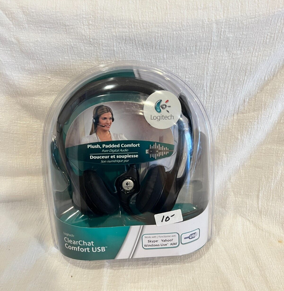 Clear Chat Comfort USB Logitech Noice canceling Microphone