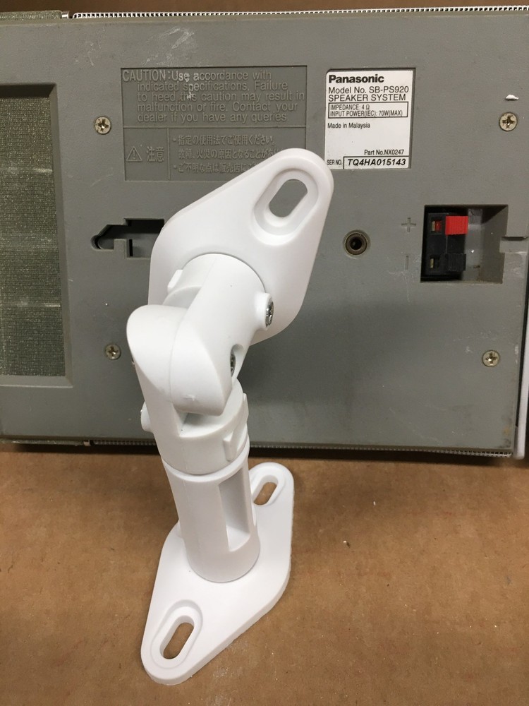 Plastic Wall Mount brackets For Panasonic SB-PS920 Speaker - Single
