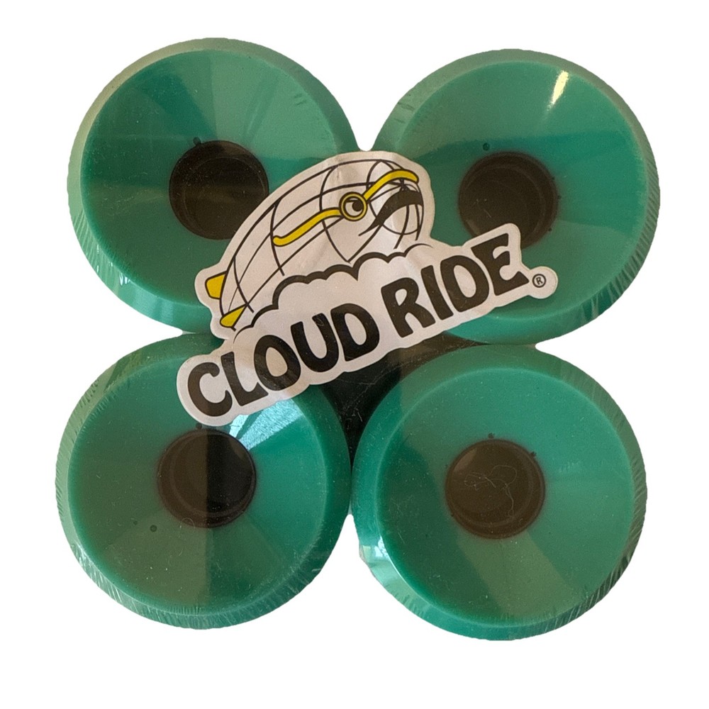 Cloud Ride Slide 70mm 80a 4-Pack Longboard Wheels Green