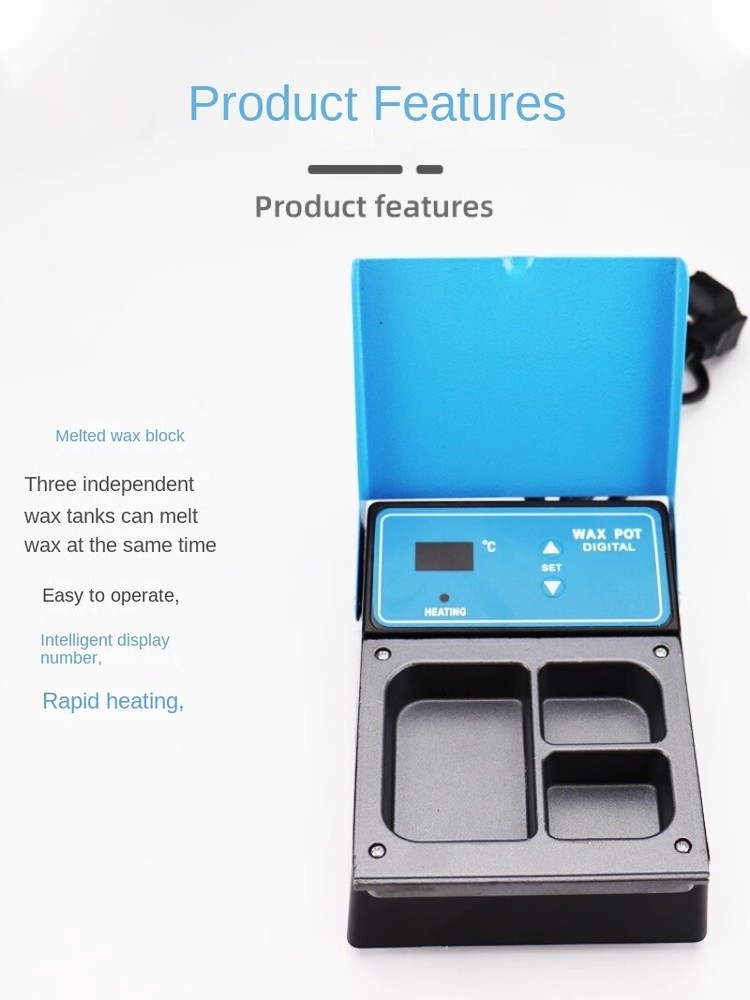 Three-slot Wax Melter with Digital Display Wax Melter Automatic Temperature