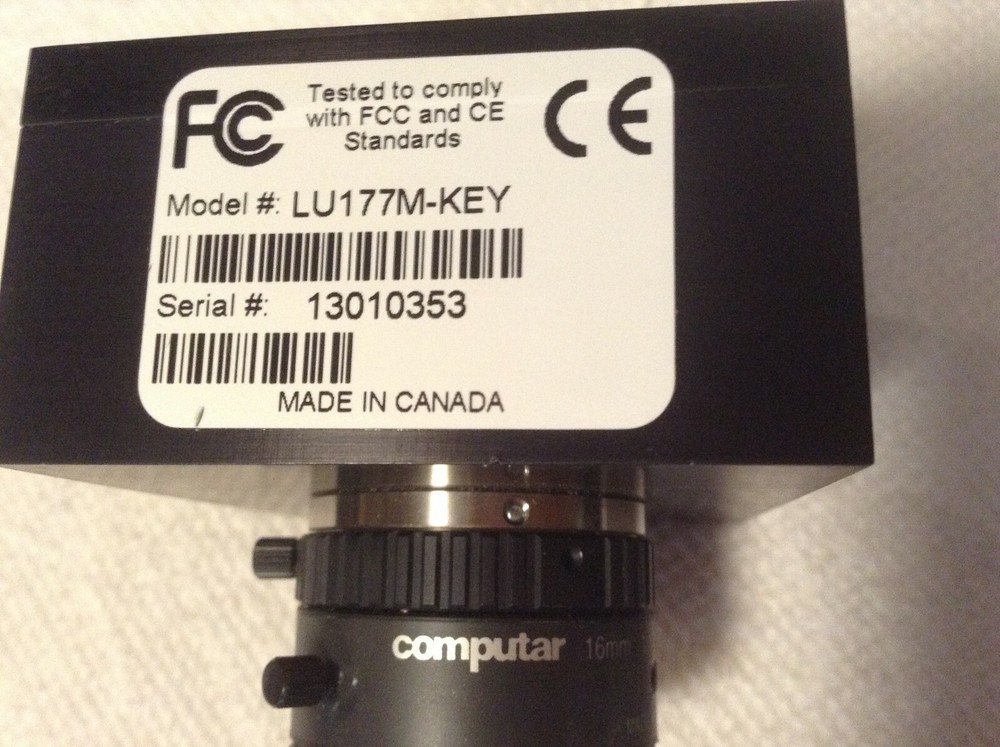 LU177M USB Camera With Lens 16 mm