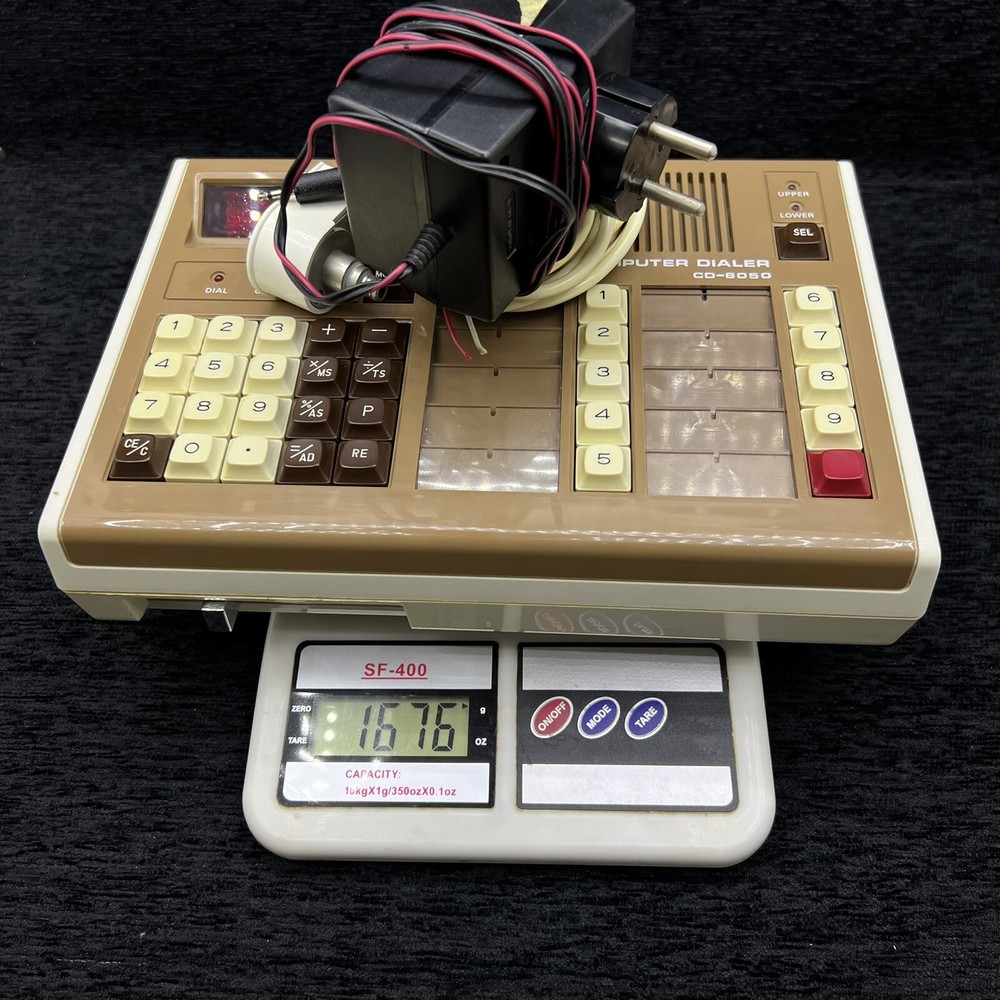 Vintage Computer Dialer Memory Calculator Otron Olympos Electronic No.Cd-8050