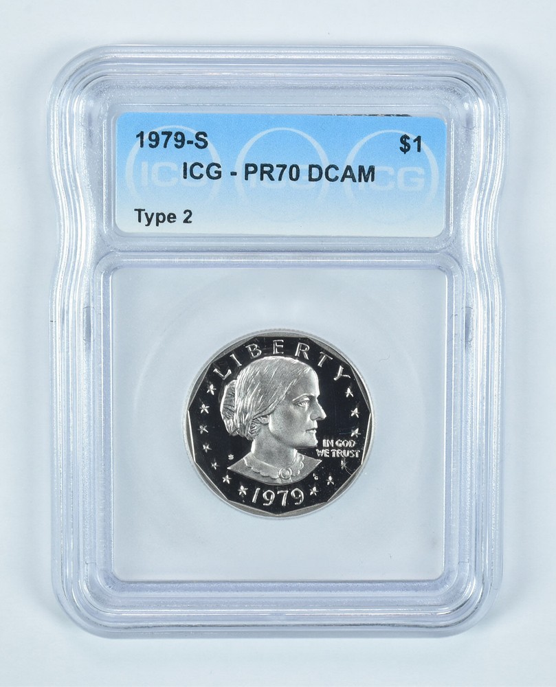 1979-S Susan B Anthony $1 Type 2 PR70 DCAM ICG