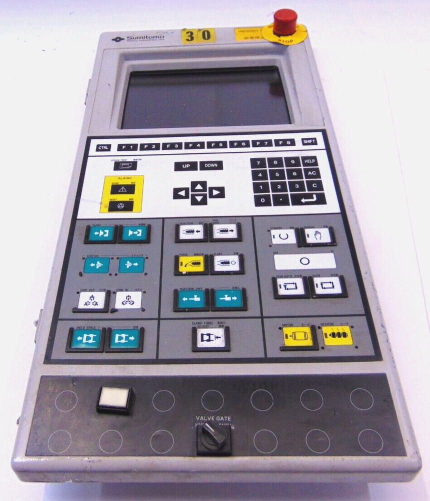 SUMITOMO OPERATOR PANEL MODEL SD/30 OP FOR A INJECTION MOLDING MOLDING MACHINE