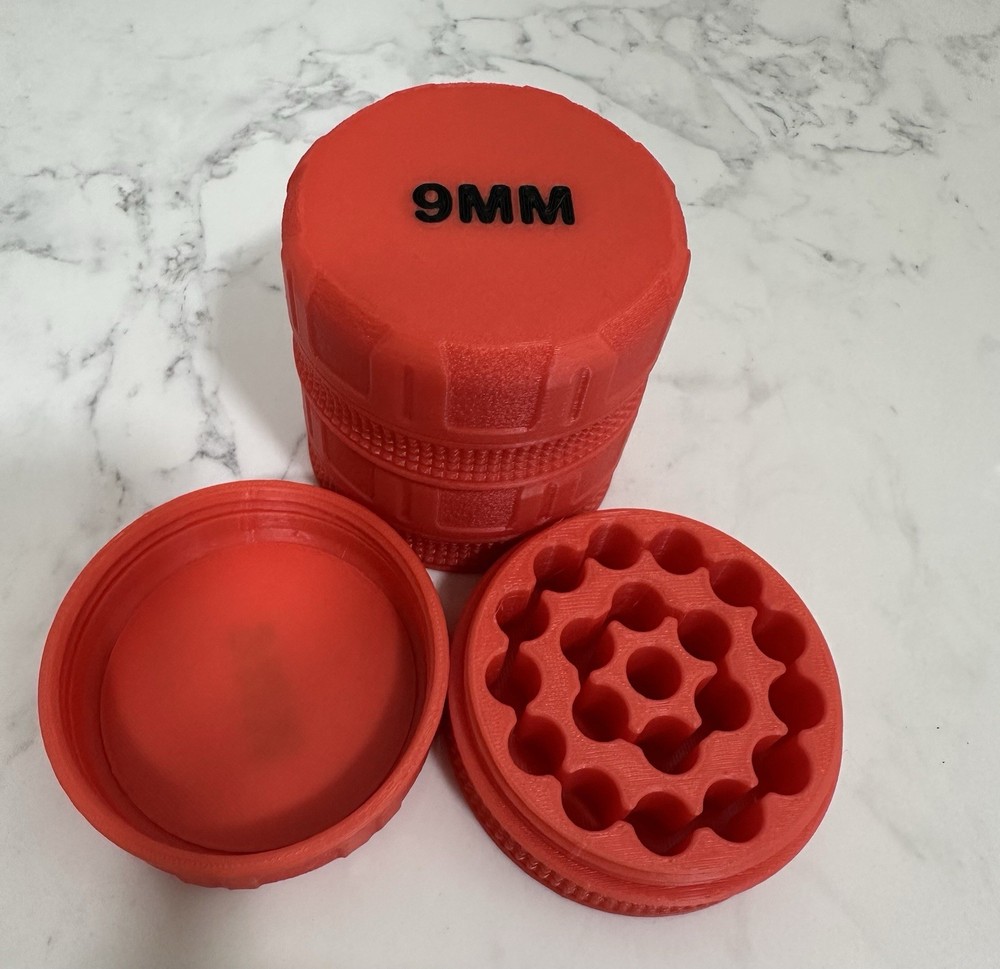 3 Pack of 9MM Ammo Puck – Compact, Stackable Storage for 20 Rounds