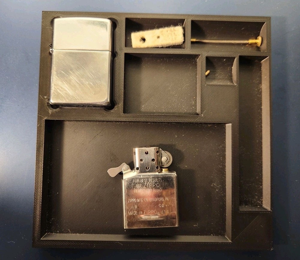 Lighter Repair Tray For Zippo Lighters